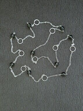 Stationary Smoky🔥 Quartz Long Necklace - NWOT